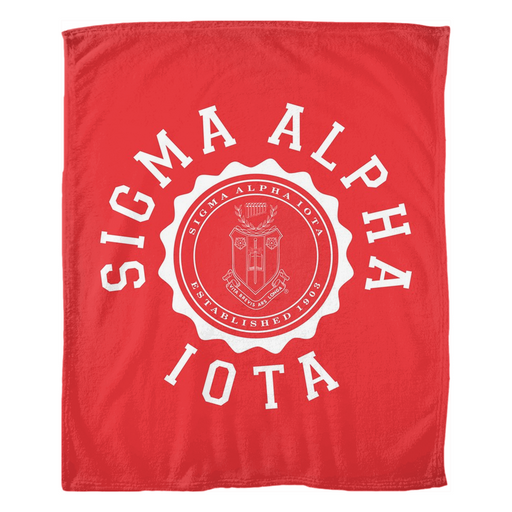 Blankets Sigma Alpha Iota Seal Fleece Blankets