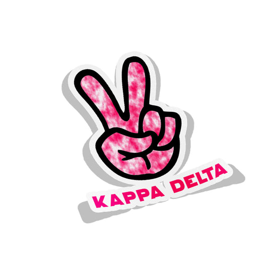Kappa Delta Peace Sorority Decal