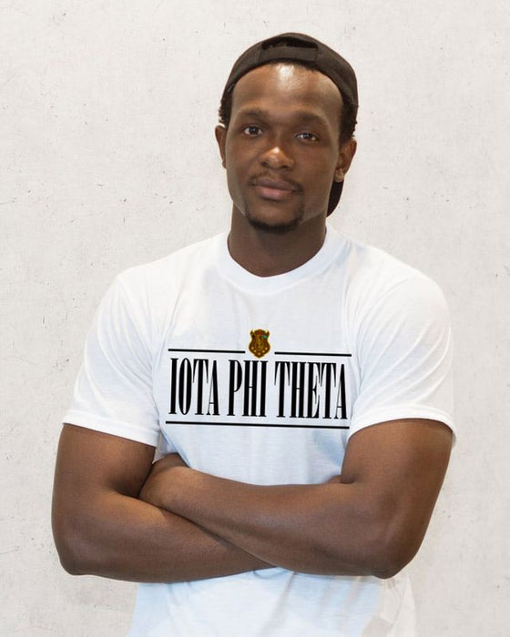 Iota Phi Theta Double Bar Crest T-Shirt Iota Phi Theta Double Bar Crest T-Shirt