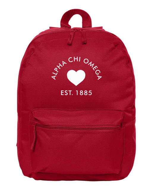 Alpha Chi Omega Mascot Embroidered Backpack