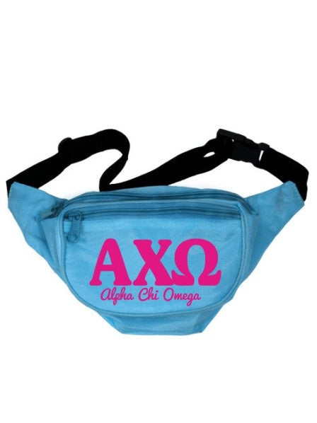 Alpha Chi Omega Letters Layered Fanny Pack