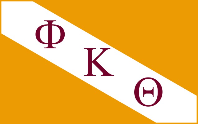 Phi Kappa Theta Fraternity Flag Sticker
