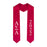 Alpha Sigma Alpha Vertical Grad Stole with Letters & Year
