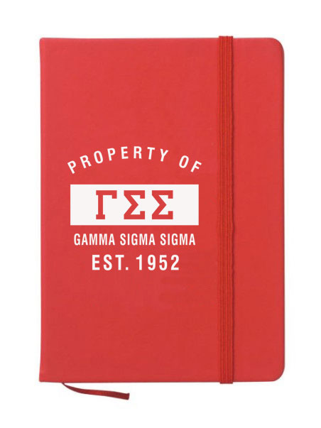 Gamma Sigma Sigma Property of Notebook
