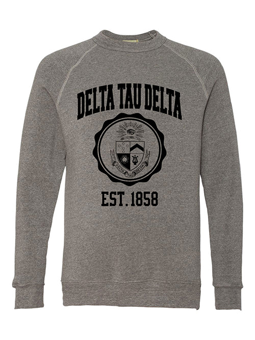 Delta Tau Delta Alternative Eco Fleece Champ Crewneck Sweatshirt