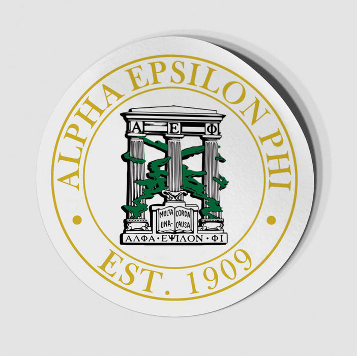 Alpha Epsion Phi Circle Crest Decal