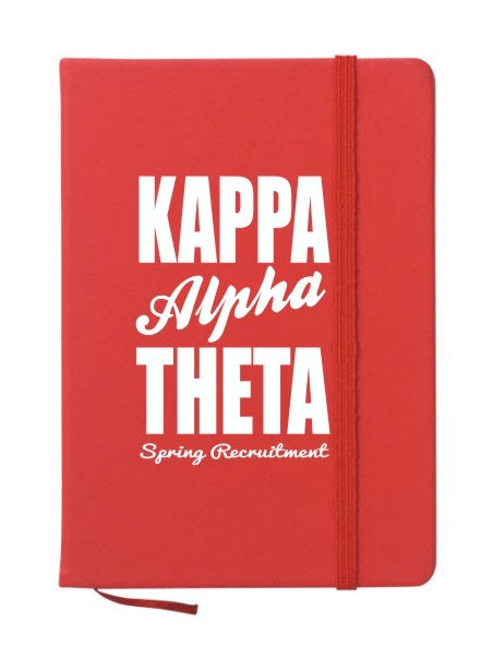 Kappa Alpha Theta Cursive Impact Notebook