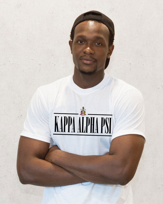 Kappa Alpha Psi Double Bar Crest T-Shirt Kappa Alpha Psi Double Bar Crest T-Shirt
