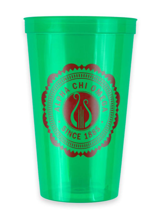 Alpha Chi Omega Classic Oldstyle Giant Plastic Cup