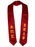 Alpha Pi Sigma Vertical Grad Stole with Letters & Year