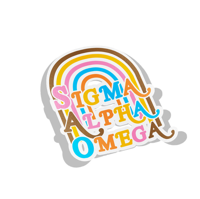 Sigma Alpha Omega Joy Sorority Decal