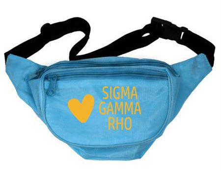 Sigma Gamma Rho Heart Fanny Pack