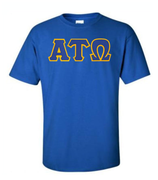 Alpha Tau Omega Lettered T Shirt