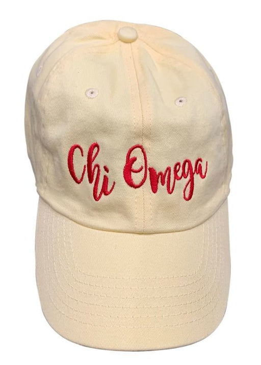 Chi Omega Sky Script Hat