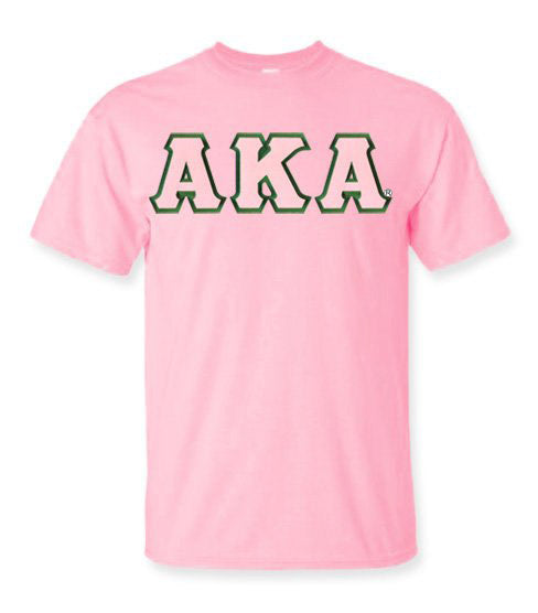 Alpha Kappa Alpha Lettered T Shirt