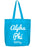 Alpha Phi Zippered Poly Tote