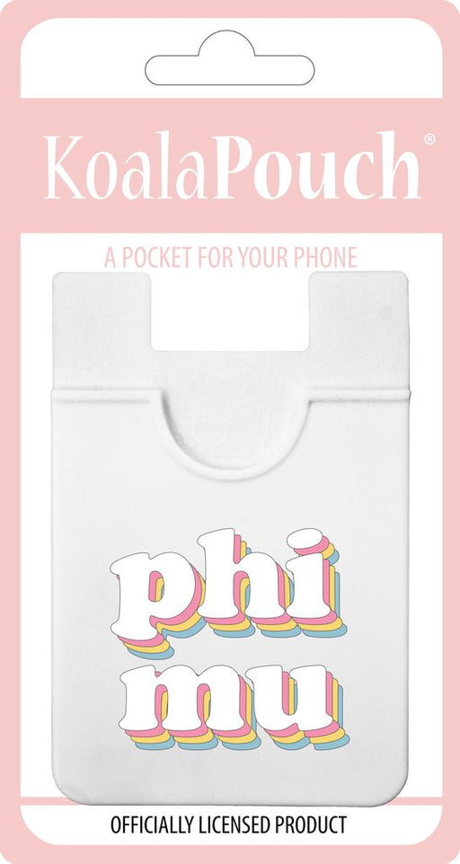 Phi Mu Retro Phone Wallet