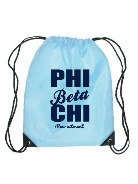 Phi Beta Chi Cursive Impact Sports Bag