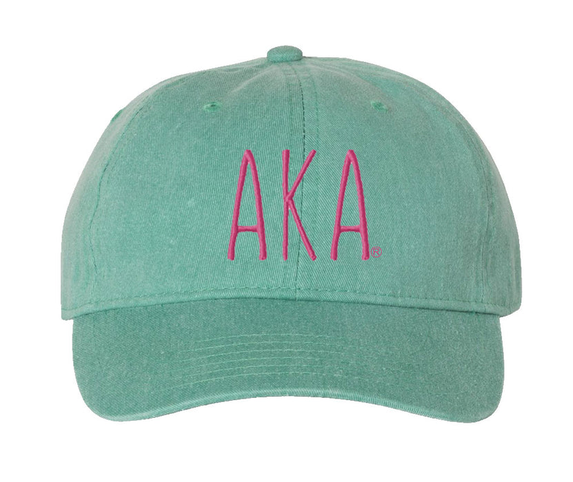 Alpha Kappa Alpha Comfort Colors Nickname Hat
