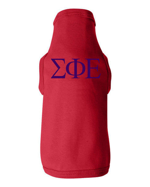 Sigma Phi Epsilon Doggie Tank Tee Sigma Phi Epsilon Doggie Tank - Tee