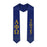 Alpha Phi Omega Vertical Grad Stole with Letters & Year