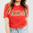Alpha Chi Omega Custom Twill Tee Alpha Chi Omega Custom Twill Tee