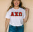 Discount Alpha Chi Omega Lettered Tee DISCOUNT Alpha Chi Omega Lettered Tee - Best Value