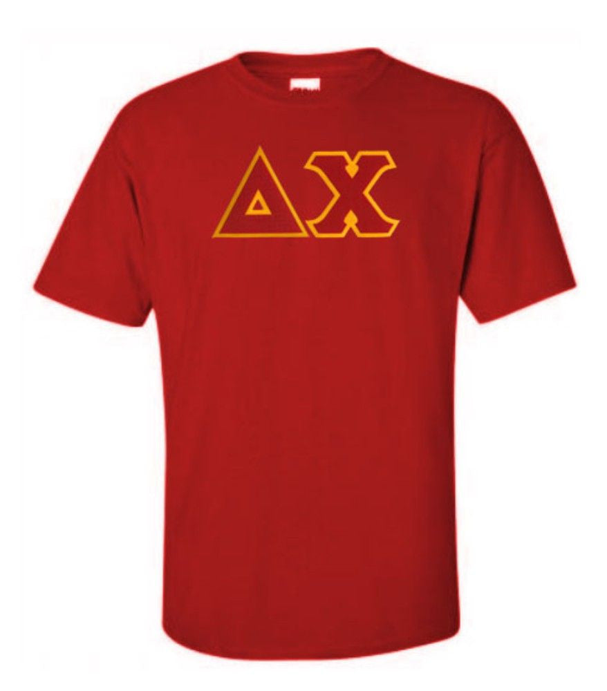 Discount Delta Chi Lettered T Shirt DISCOUNT Delta Chi Lettered T-shirt - Best Value