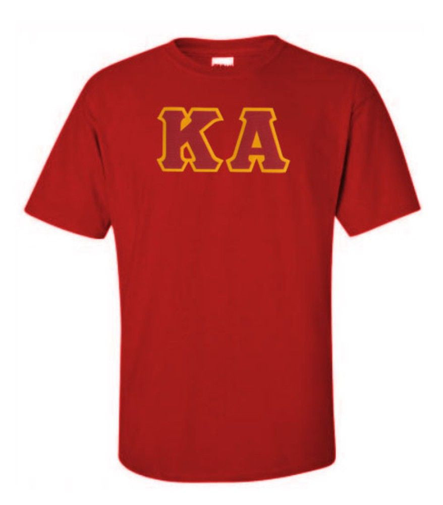 Discount Kappa Alpha Lettered T Shirt DISCOUNT Kappa Alpha Lettered T-shirt - Best Value