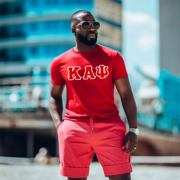 Discount Kappa Alpha Psi Lettered T Shirt Best Value DISCOUNT Kappa Alpha Psi Lettered T-shirt - Best Value