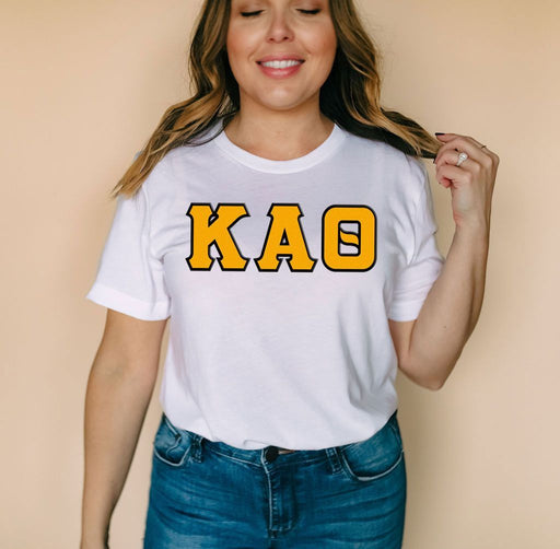 Kappa Alpha Theta DISCOUNT Kappa Alpha Theta Lettered Tee - Best Value