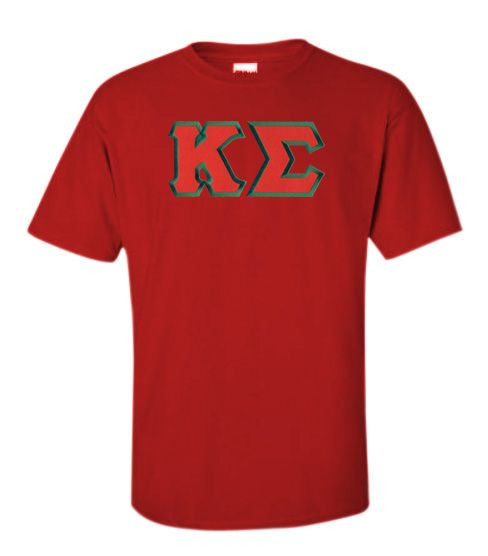Discount Kappa Sigma Lettered T Shirt Best Value DISCOUNT Kappa Sigma Lettered T-shirt - Best Value