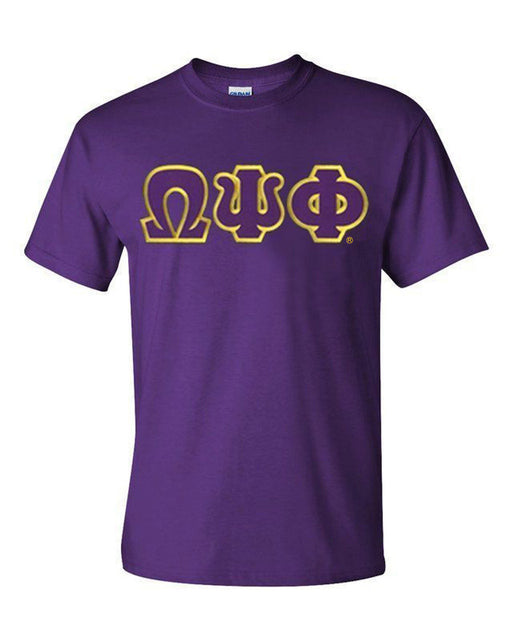 Omega Psi Phi DISCOUNT Omega Psi Phi Lettered T-shirt - Best Value