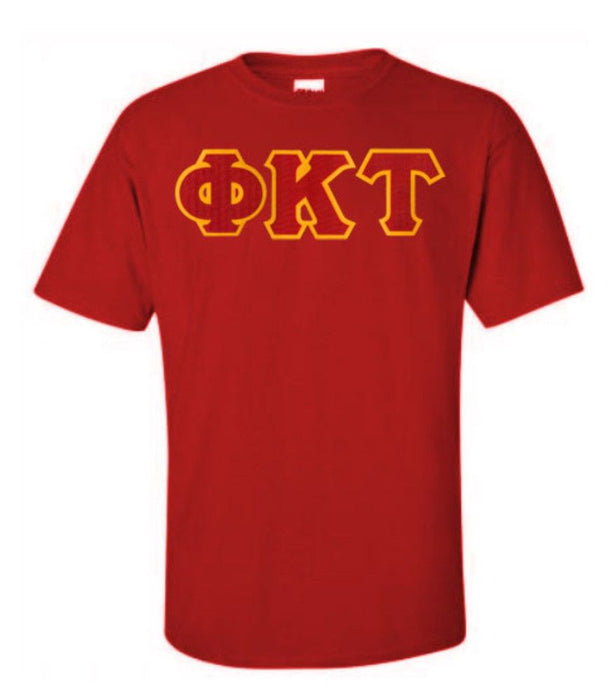 Discount Phi Kappa Tau Lettered T Shirt DISCOUNT Phi Kappa Tau Lettered T-shirt - Best Value