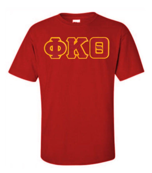 Discount Phi Kappa Theta Lettered T Shirt DISCOUNT Phi Kappa Theta Lettered T-shirt - Best Value