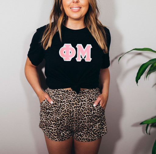 Phi Mu DISCOUNT Phi Mu Lettered Tee - Best Value