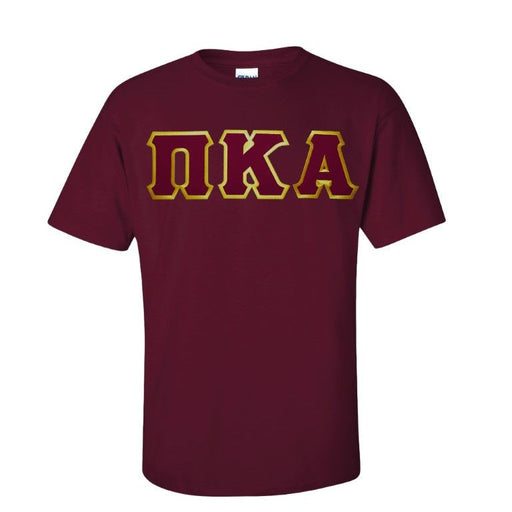 Pi Kappa Alpha DISCOUNT Pi Kappa Alpha Lettered T-shirt - Best Value