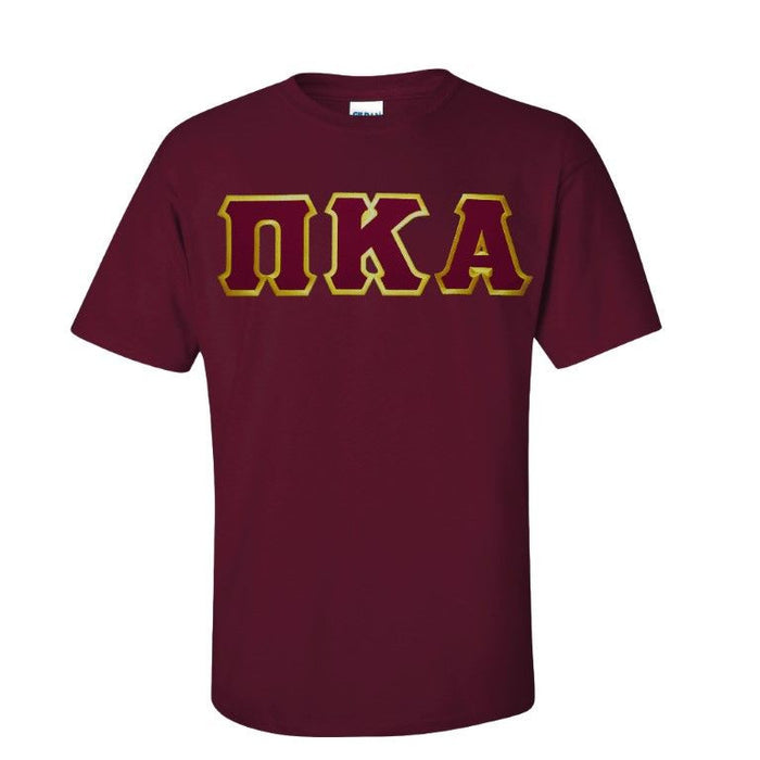 Discount Pi Kappa Alpha Lettered T Shirt DISCOUNT Pi Kappa Alpha Lettered T-shirt - Best Value