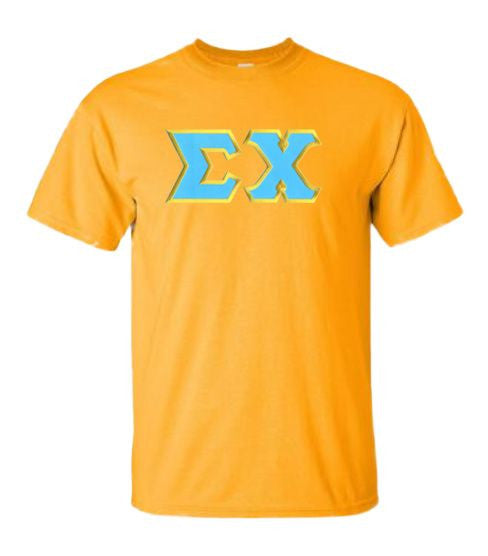 Discount Sigma Chi Lettered T Shirt Best Values DISCOUNT Sigma Chi Lettered T-shirt - Best Values