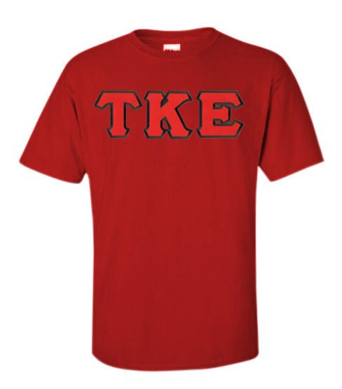 Discount Tau Kappa Epsilon Lettered Tee Best Values DISCOUNT Tau Kappa Epsilon Lettered Tee - Best Values