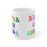 Alpha Chi Omega Sorority Rainbow Text Coffee Mug Alpha Chi Omega Sorority Rainbow Text Coffee Mug