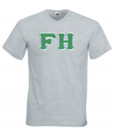Discount Farmhouse Fraternity Lettered V Neck Tee DISCOUNT- FarmHouse Fraternity Lettered V-Neck Tee