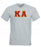 Discount Kappa Alpha Lettered V Neck T Shirt DISCOUNT- Kappa Alpha Lettered V-Neck T-Shirt