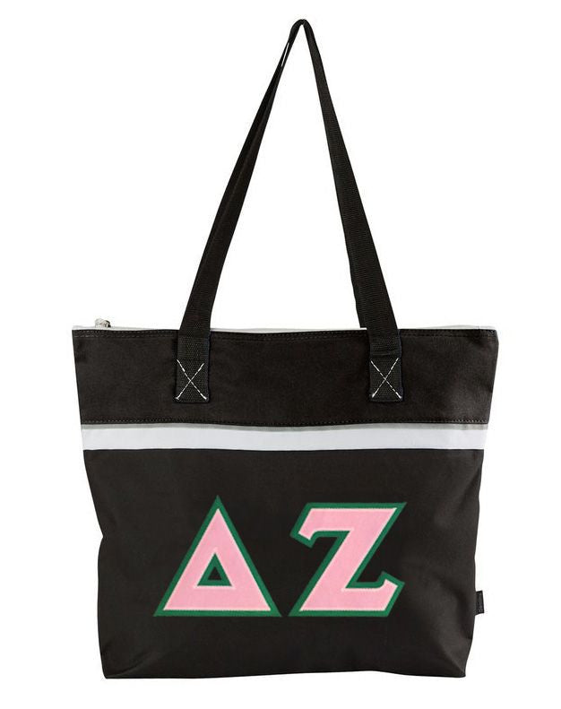 Discount Delta Zeta Lettered Totebag DISCOUNT- Delta Zeta Lettered Totebag