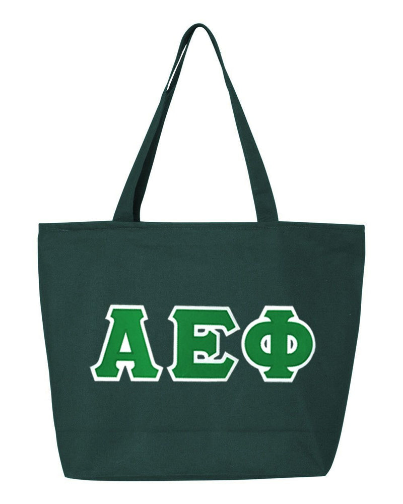 Discount Alpha Epsilon Phi Lettered Tote Bag DISCOUNT- Alpha Epsilon Phi Lettered Tote Bag - Best Value
