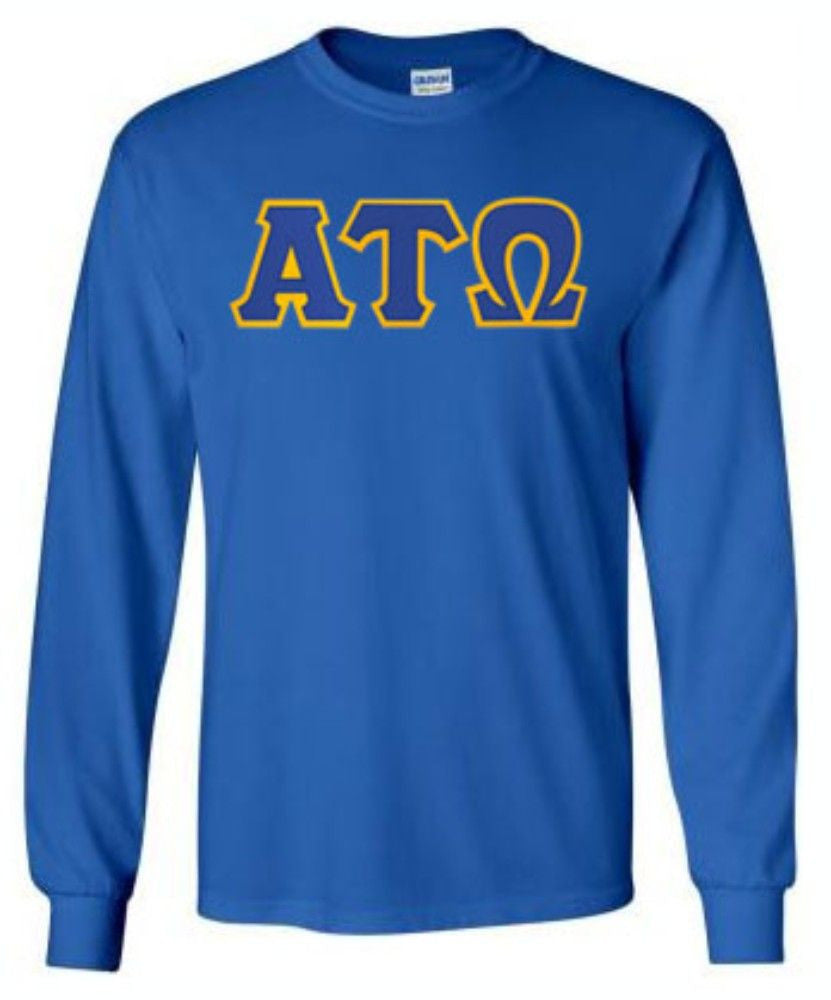 Discount Alpha Tau Omega Lettered Long Sleeve DISCOUNT Alpha Tau Omega Lettered Long sleeve