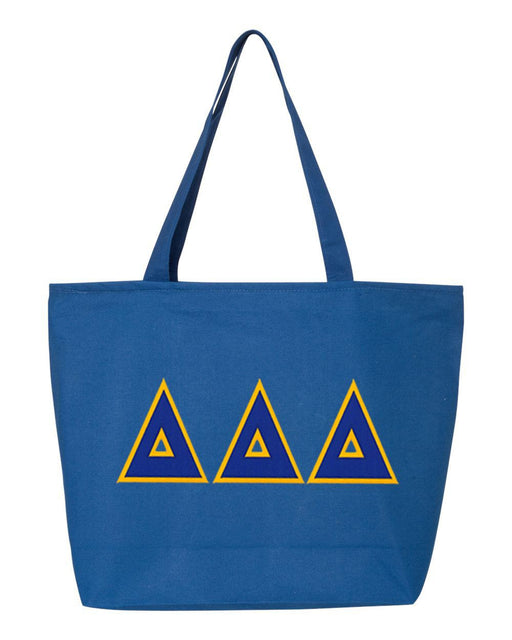 Delta Delta Delta DISCOUNT- Delta Delta Delta Lettered Tote Bag - Best Value
