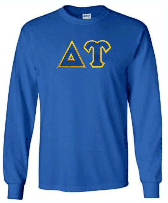 Discount Delta Upsilon Lettered Long Sleeve DISCOUNT Delta Upsilon Lettered Long sleeve