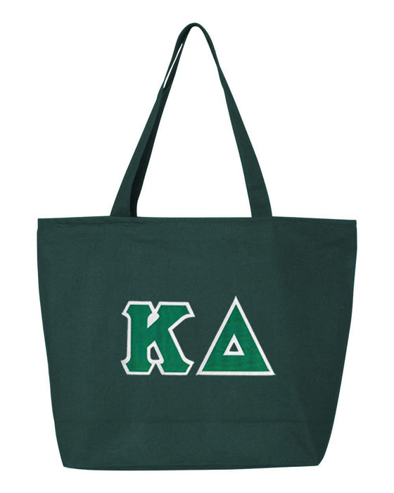 Discount Kappa Delta Lettered Tote Bag DISCOUNT- Kappa Delta Lettered Tote Bag - Best Value