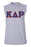 Discount Kappa Delta Rho Lettered Sleeveless Tee DISCOUNT- Kappa Delta Rho Lettered Sleeveless Tee